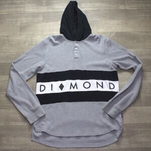 Diamond Supply Co Hoodie Logo Shirt Men's Size Large Pullover